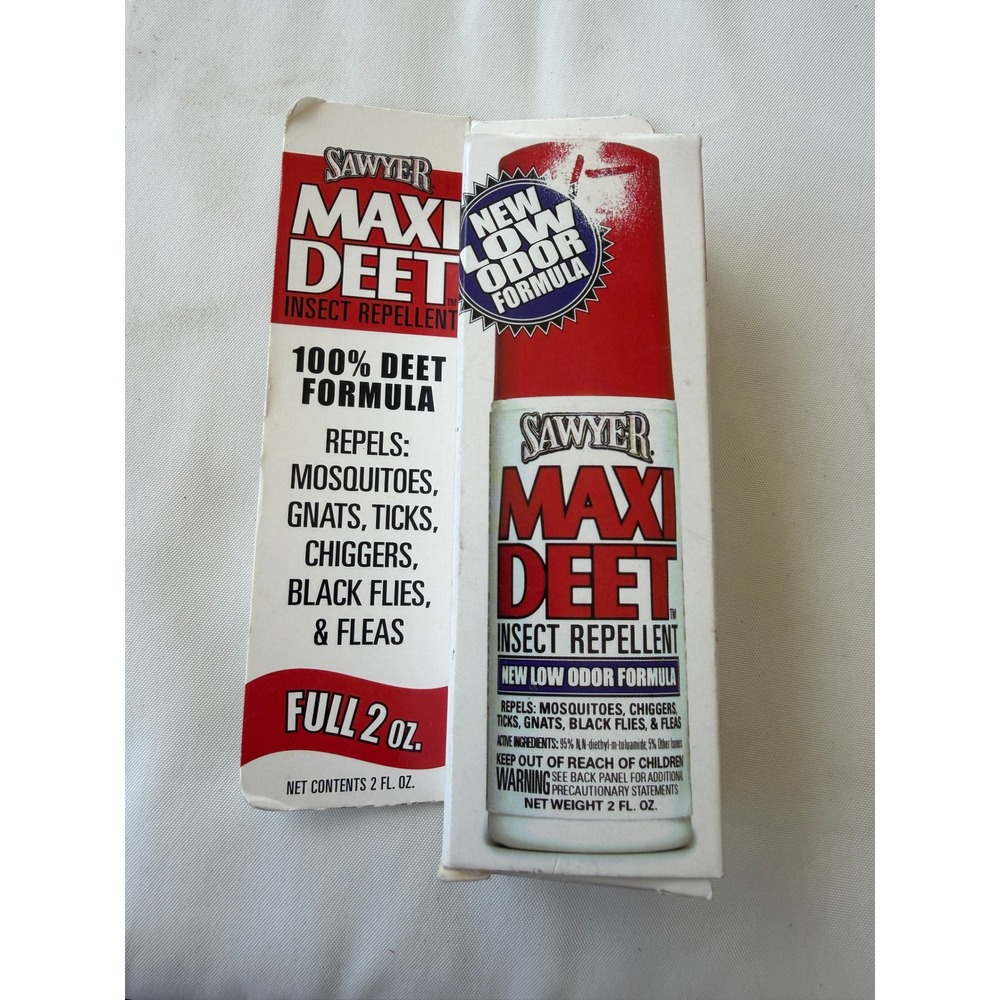 Sawyer Maxi DEET Insect Repellent 100% DEET Low Odor Pump Spray 2oz SP718 NEW